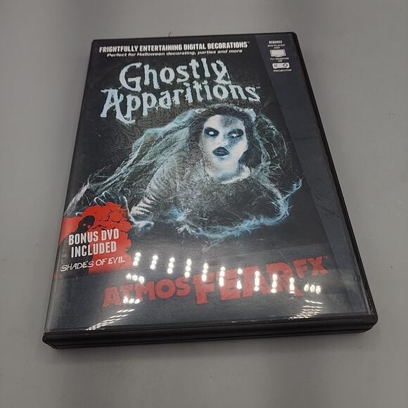 Ghostly Apparitions DVD Atmos Fear FX Frightful Digital Decorations Halloween - Picture 11 of 11